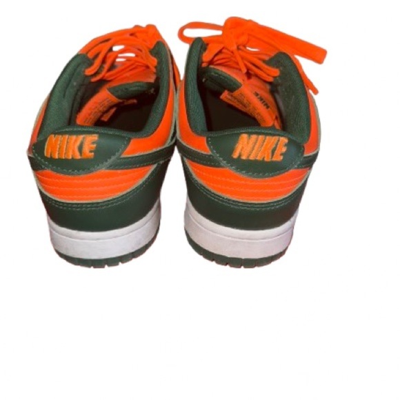 Nike Dunk Low Retro Orange and Green Athletic Shoes main image 5